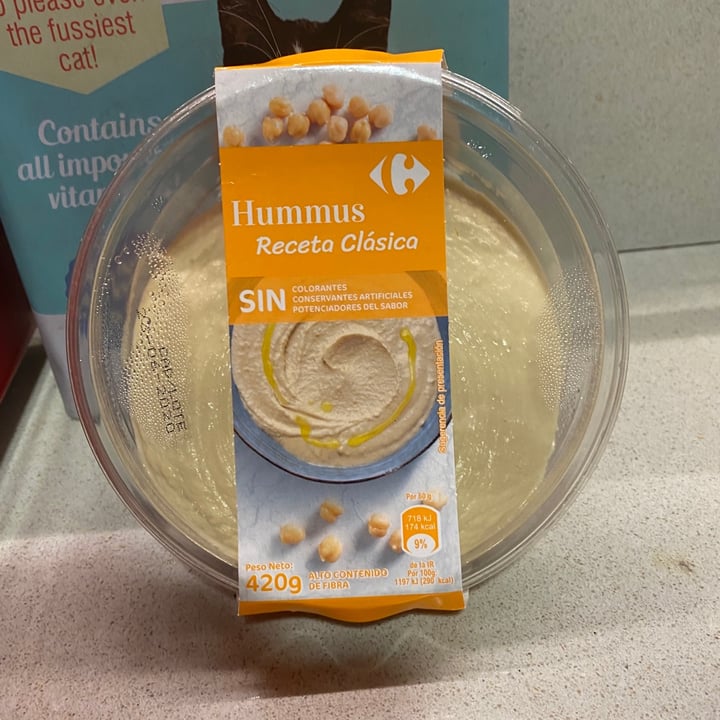 photo of Carrefour Hummus Receta Clásica shared by @belendharmakat on  14 Jun 2020 - review