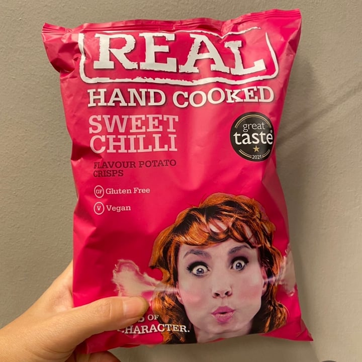 photo of real hand cooked sweet chilli crisps shared by @piggy-egg on  22 Oct 2022 - review