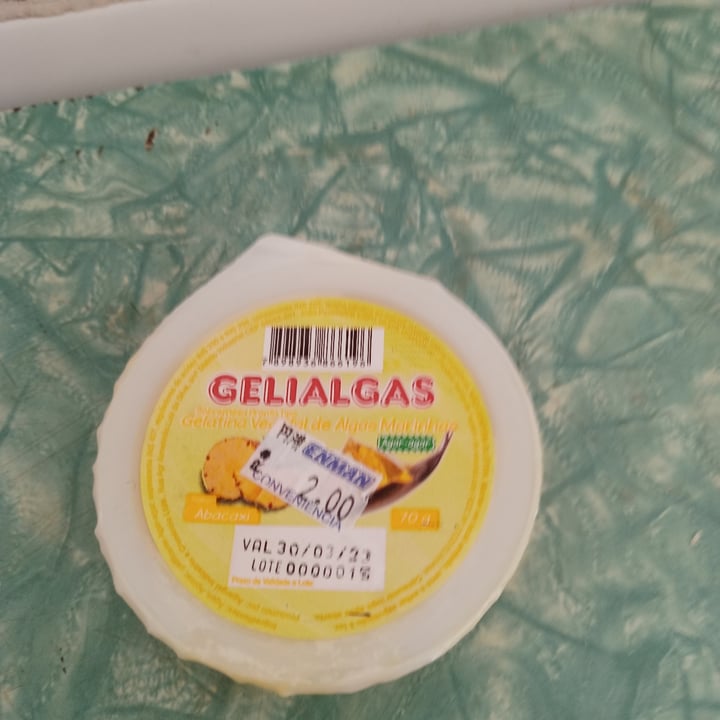 photo of Gelialgas Gelatina Sabor Abacaxi shared by @maluserato on  09 May 2022 - review