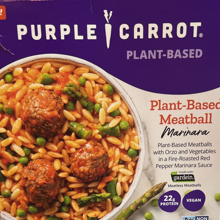 photo of Purple Carrot Plant-Based Meatball Marinara shared by @jonnyd on  27 Oct 2022 - review