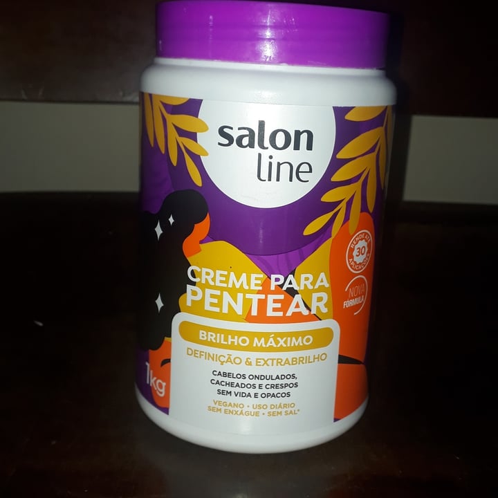review photo of Salon line Creme de pentear brilho máximo shared by @marcialara7 on 02 Jun 2022 - review