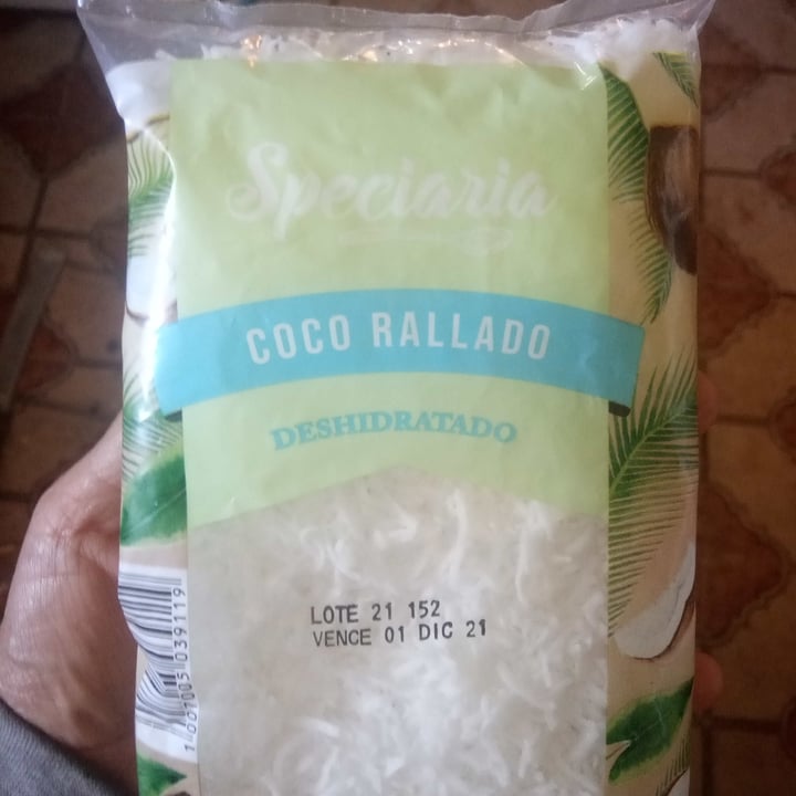 photo of Speciaria Coco Rallado shared by @andreacatalinamonroy on  04 Oct 2021 - review