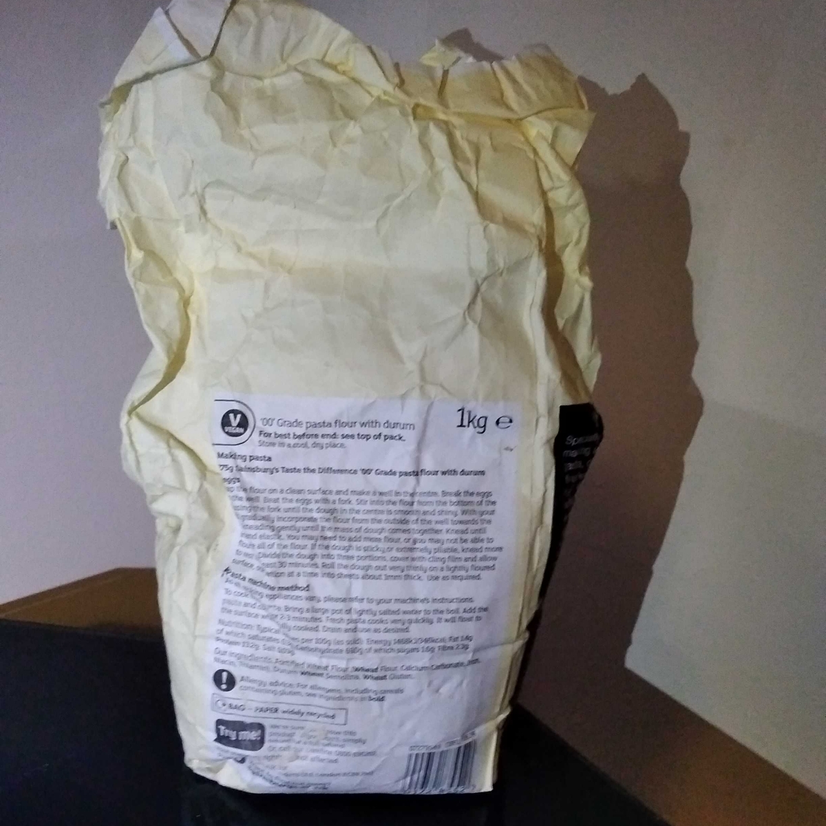 Sainsbury’s Taste The Difference '00' GRADE PASTA FLOUR With durum