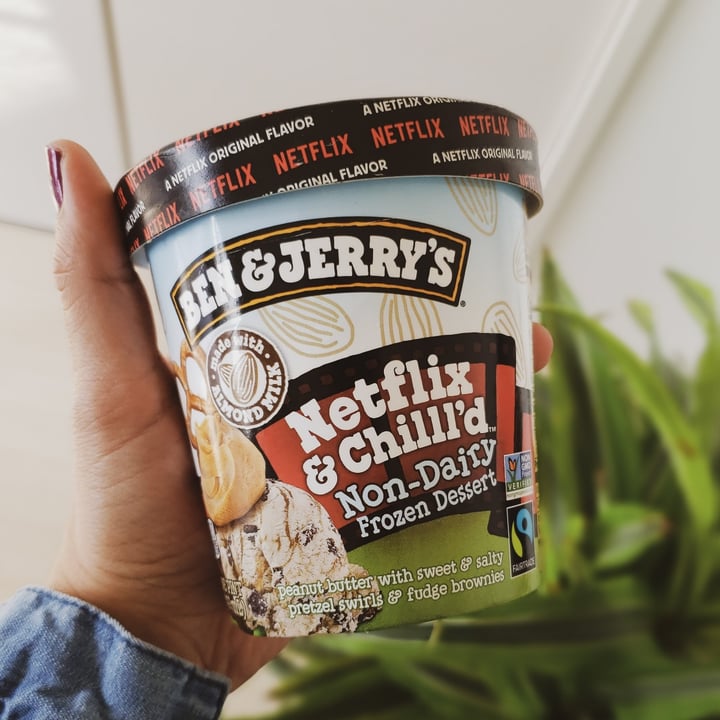 photo of Ben & Jerry's Netflix & Chilll'd Non-Dairy Frozen Dessert shared by @ecoflightattendant on  10 Mar 2021 - review