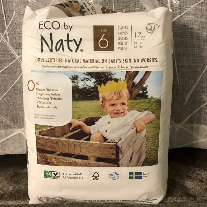 review photo of Eco by naty Diapers shared by @beatricevecchio on 25 Mar 2022 - review