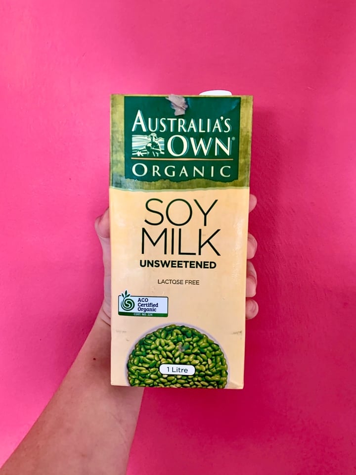 photo of Australia's Own Organic Soy Milk shared by @meowcolmx3 on  06 Mar 2020 - review