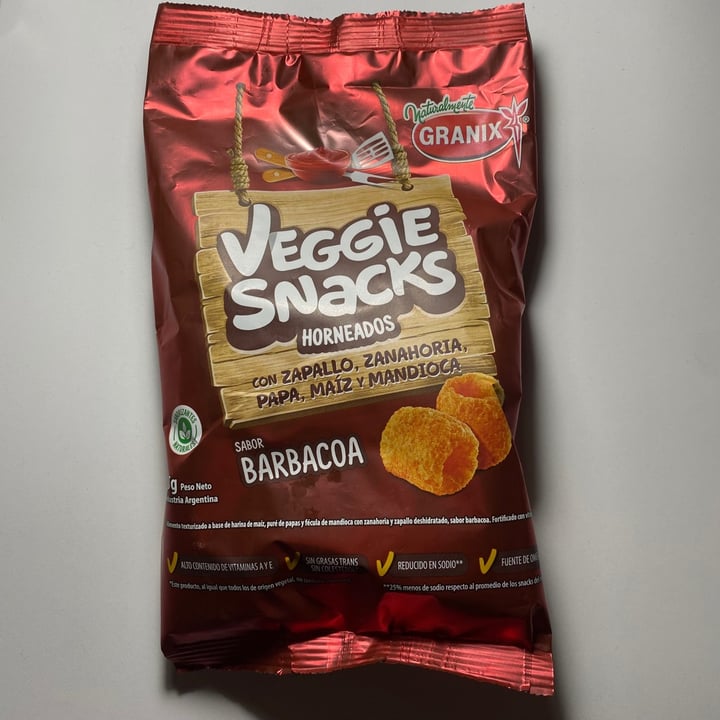 review photo of Granix Veggie Snacks Sabor Barbacoa shared by @camivaglica on 12 Jul 2021 - review