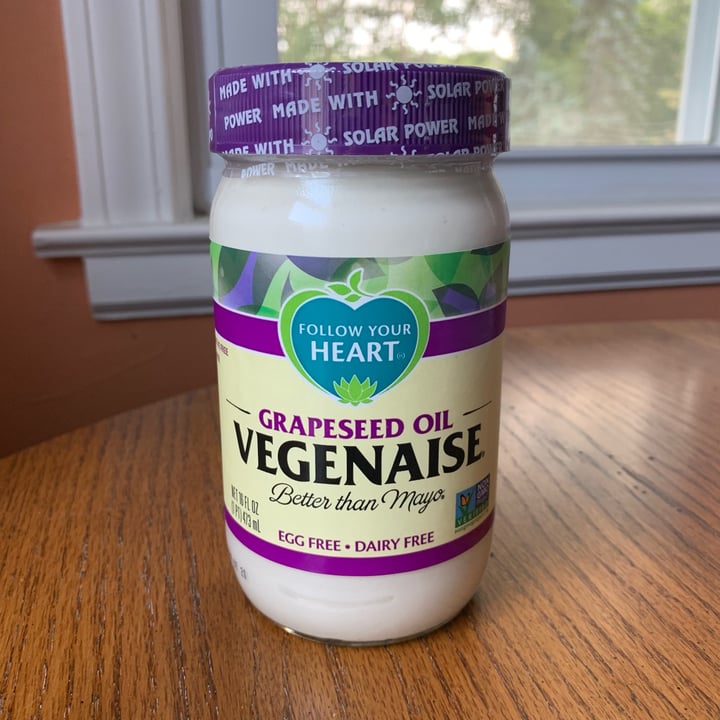 photo of Follow your Heart Grapeseed Oil Vegenaise shared by @stphsmth on  28 Aug 2019 - review