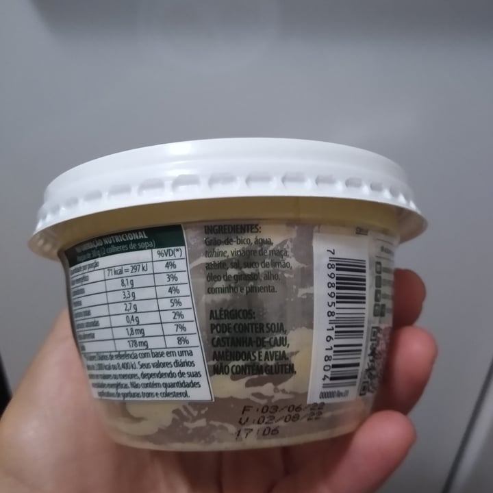 photo of Vida Veg humus shared by @julianapaixao on  30 Sep 2022 - review