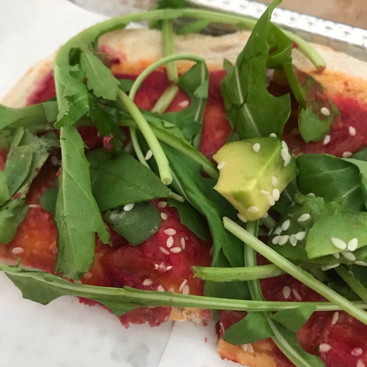photo of OL'DAYS Coffee and Deli Vegan pizza shared by @jjazcuello on  22 Feb 2021 - review