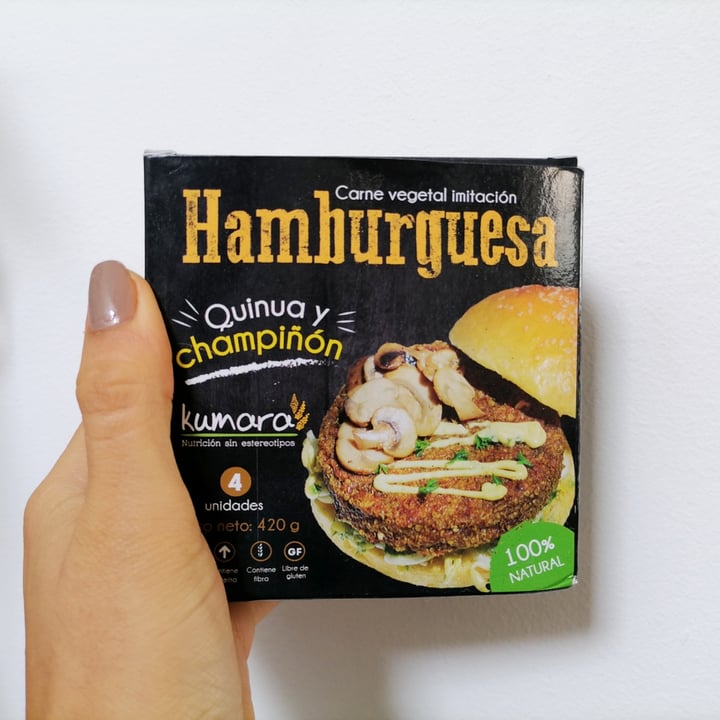 photo of Kumara Hamburguesa Quinua y Champiñon shared by @camilassabogal on  01 Jul 2021 - review