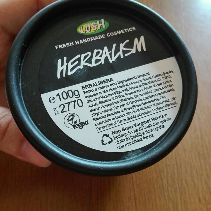 photo of LUSH Fresh Handmade Cosmetics Herbalism shared by @queeervegan on  31 Jul 2020 - review