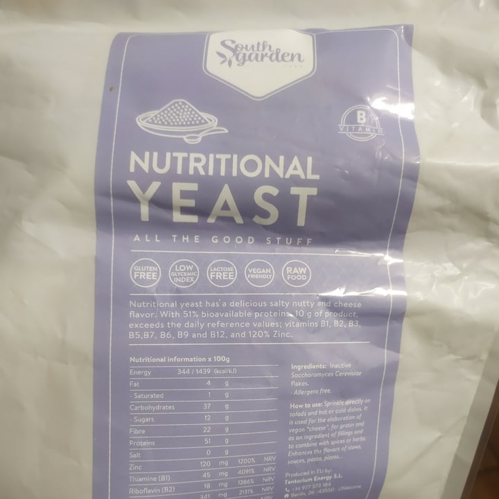 photo of South garden Nutritional yeast shared by @cri7 on  20 Nov 2022 - review