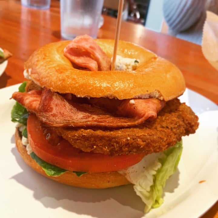photo of The Butcher’s Son Fried Chicken Bagelwich shared by @ellefire on  25 Sep 2020 - review