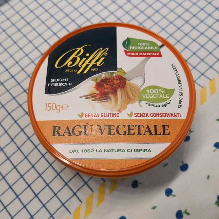 photo of Biffi Ragù Vegetale (in barattolo di plastica)  shared by @redape on  23 Jan 2022 - review