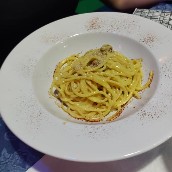 photo of Veganfruttariano Spaghetti di Mais, Quinoa E Riso Alla Carbonara shared by @fasveg on  29 Jun 2022 - review