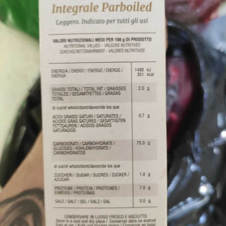 review photo of Riso di Sardegna riso ribe parboiled integrale shared by @gianlucagiuseppe on 05 Jul 2022 - review