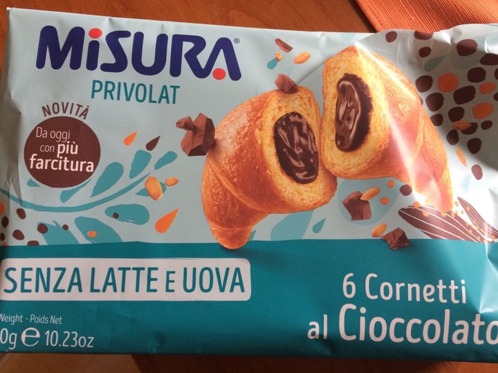 photo of Misura Cornetti al cioccolato Privolat shared by @erika99 on  26 Feb 2020 - review