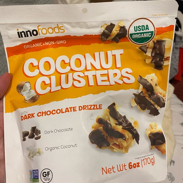 photo of InnoFoods Coconut Love, Coconut Clusters with Dark Chocolate shared by @kmeregali on  11 May 2022 - review