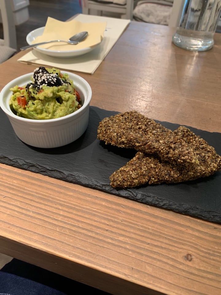 photo of MyRaw Café “Scrambled egg” spread with raw bread shared by @klombard on  05 Jul 2019 - review