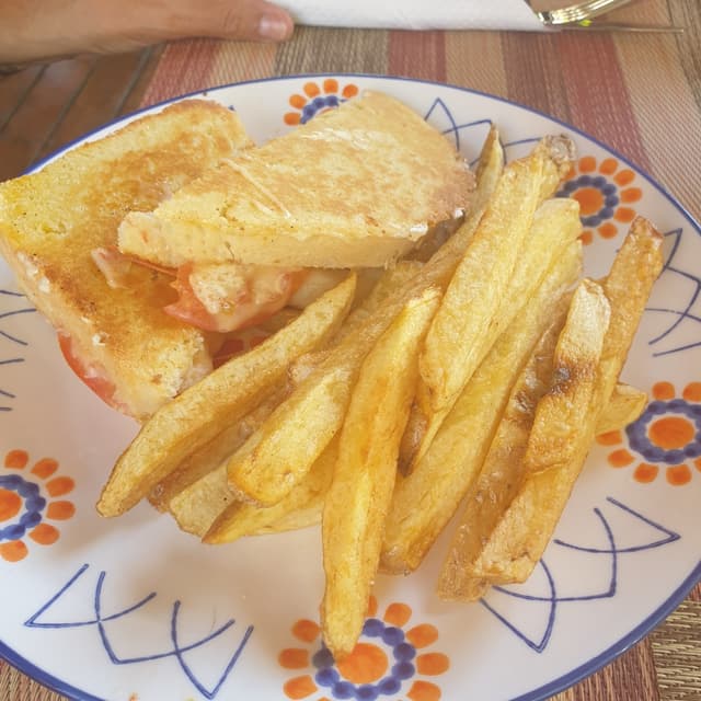 Photo of the dish “Toasted "Cheese" and Tomato”