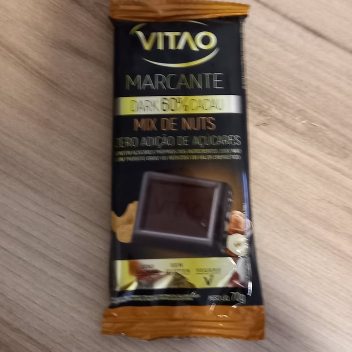 photo of VITAO chocolate Dark 60% Cacau shared by @carolsenger on  13 Nov 2022 - review