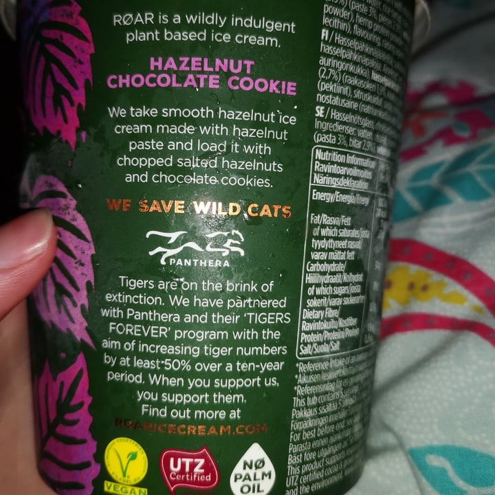 review photo of Roar Hazelnut Chocolate Cookie ice cream shared by @mellyflamingo on 18 May 2020 - review