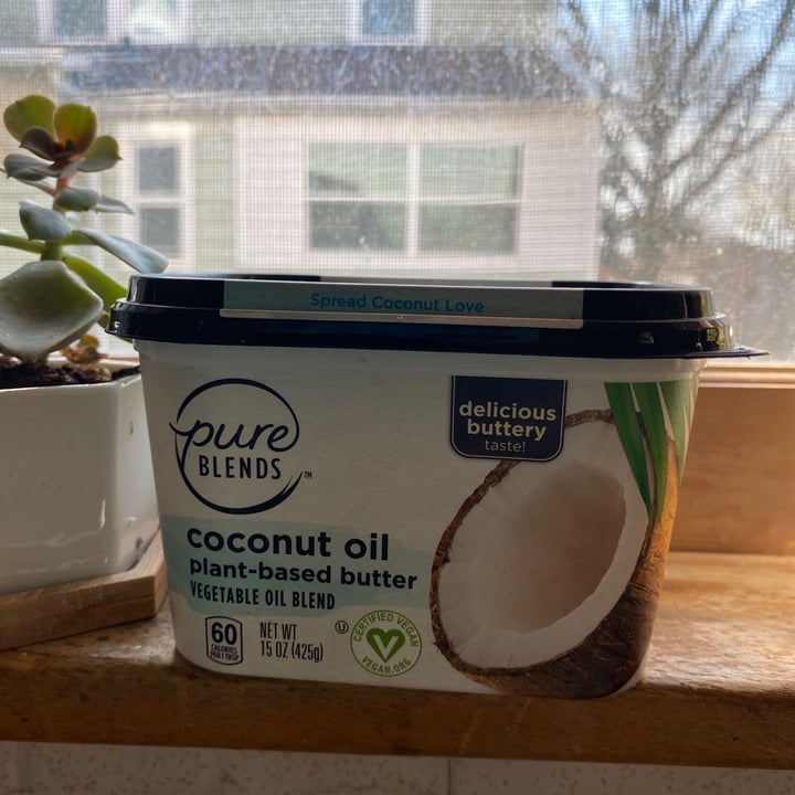 photo of Pure blends Coconut oil plant based butter shared by @emmyanmmlvr on  02 Apr 2020 - review