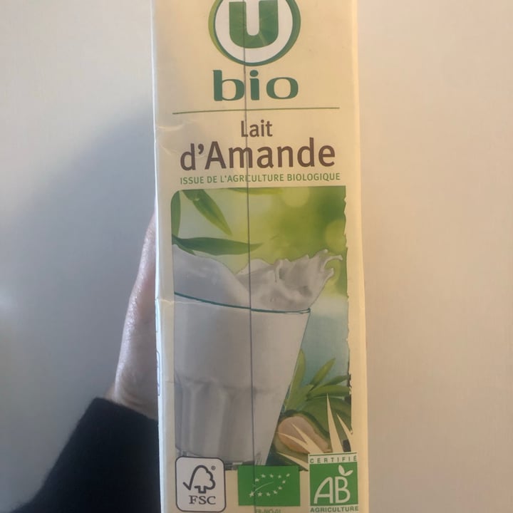 photo of U bio Lait d’Amande shared by @delphinesupanya on  29 Aug 2020 - review