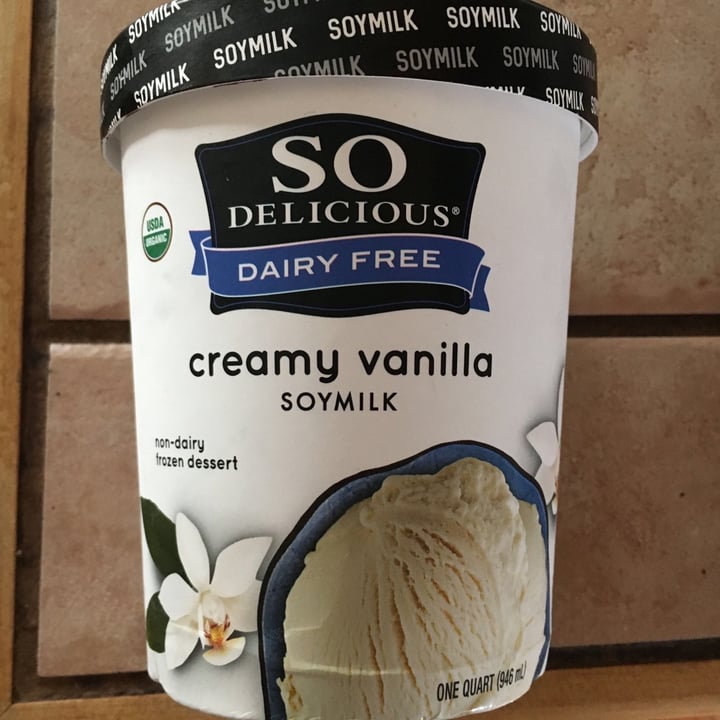 photo of So Delicious Dairy Free Soymilk Creamy Vanilla shared by @wizkorea on  09 Apr 2020 - review