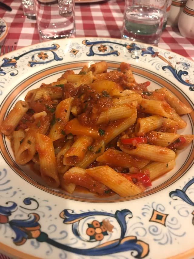 Foto do prato “Penne al'arrabiata (GF)”