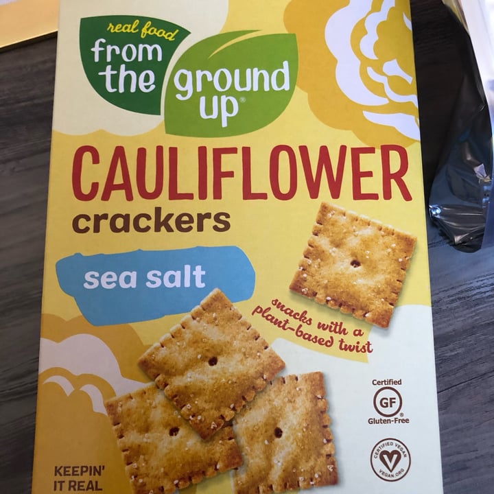 photo of Real Food From The Ground Up Cauliflower Crackers shared by @togoam on  14 Apr 2022 - review