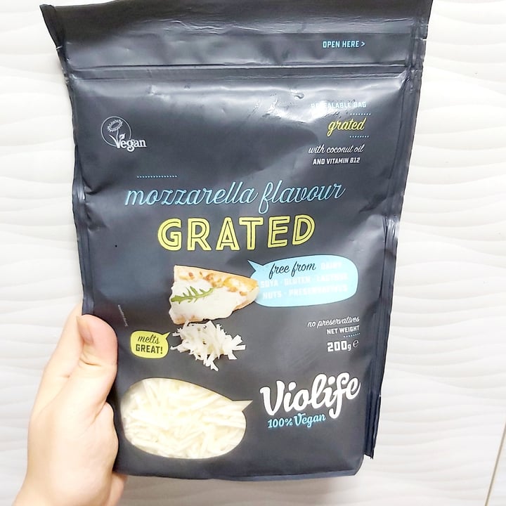 photo of Violife Mozzarella Flavour Grated shared by @herbimetal on  13 Nov 2020 - review