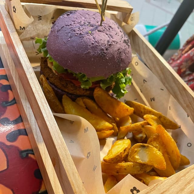 「Flower burger」の料理の写真