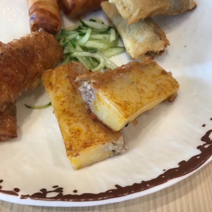 photo of Lotus Vegetarian Restaurant Pan-fried pumpkin taro cake shared by @veggieoty on  21 Dec 2020 - review