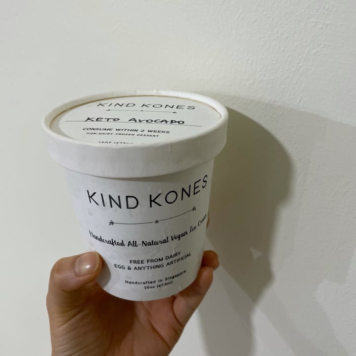 review photo of Kind Kones Keto Avocado Coconut shared by @plantingggg on 28 Oct 2021 - review