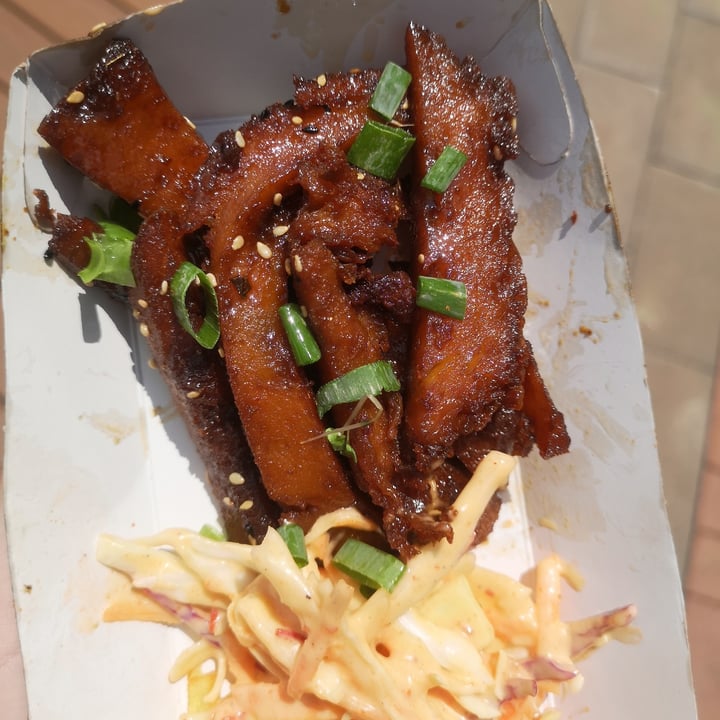 review photo of The Vegan Chef Midrand Sticky Ribs With Chips shared by @pretoriavegan on 10 Oct 2021 - review