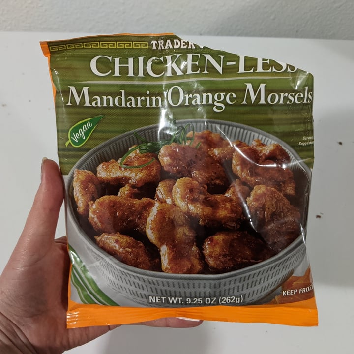 photo of Trader Joe's Chicken-less Mandarin Orange Morsels shared by @tina360 on  08 Dec 2022 - review