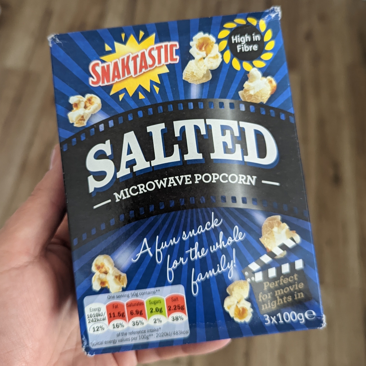 Snaktastic Salted microwave popcorn Reviews abillion