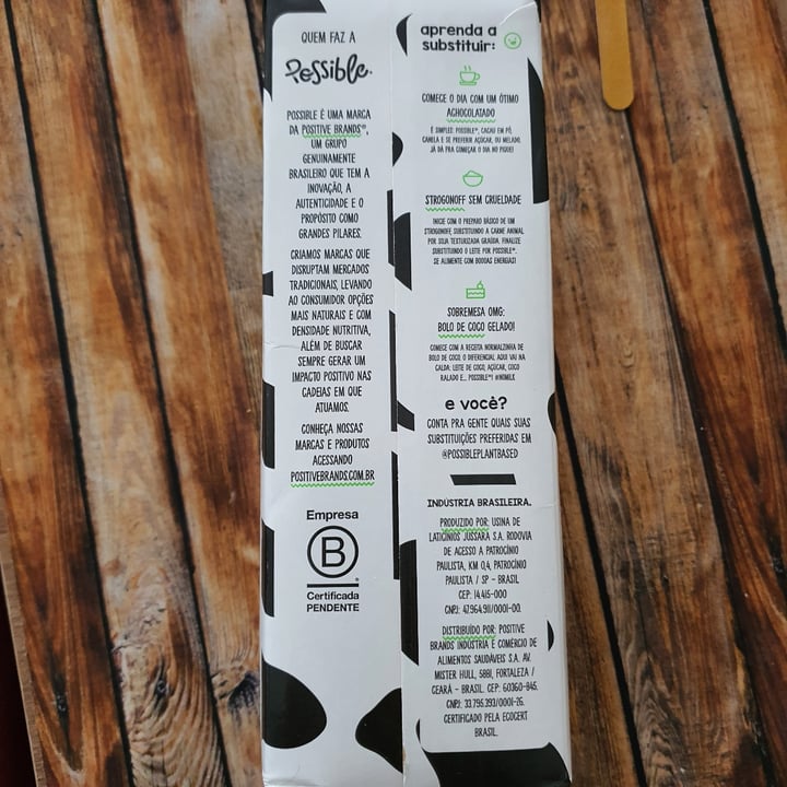 review photo of Possible Sabor de Leite Sem Leite Original shared by @personalmissabrina on 10 Feb 2022 - review