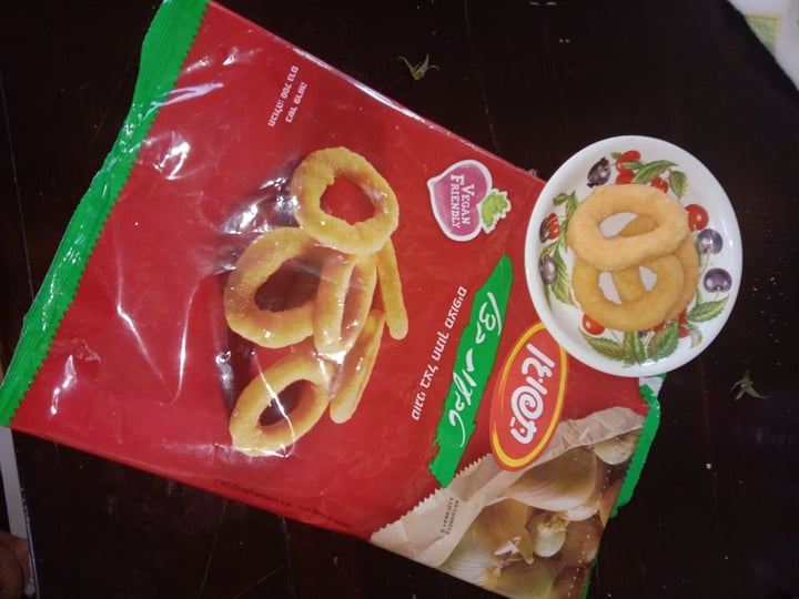 photo of טבעות בצל - vegan friendly Onion rings shared by @rudiaviv on  04 Apr 2020 - review
