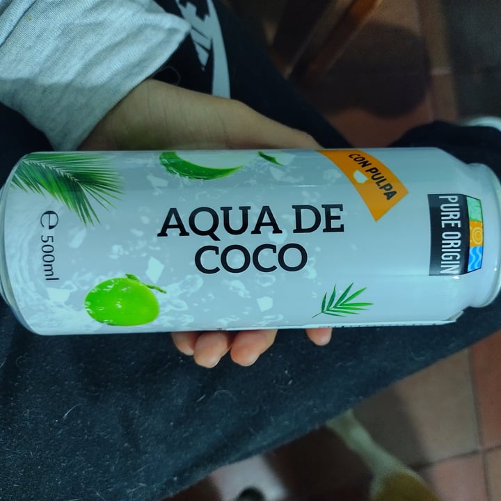 photo of Pure origin Agua de coco shared by @andreitaduarte on  07 Feb 2021 - review