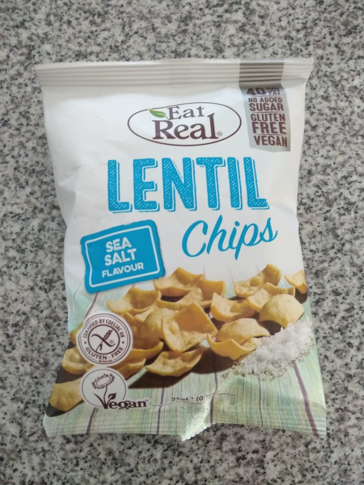 photo of Eat Real Lentil Chips Sea Salt Flavour shared by @danel1987 on  03 Jan 2021 - review