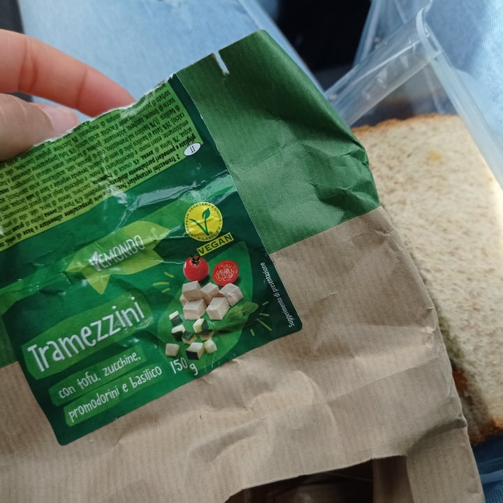 photo of Vemondo Tramezzini Con Tofu Zucchine Pomodorini E Basilico shared by @martaruna on  06 Jun 2021 - review