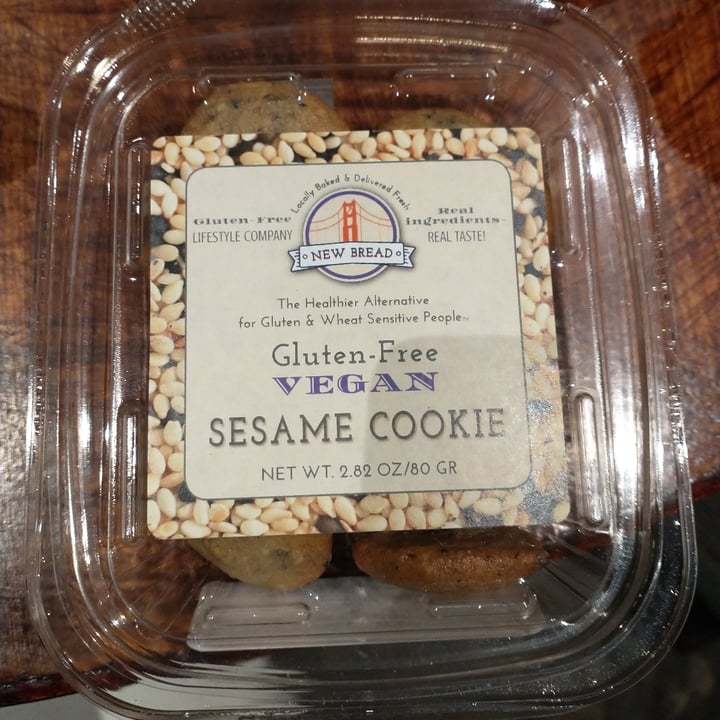 photo of New Bread Gluten-Free Vegan Sesame Cookie shared by @universo on  22 Mar 2022 - review