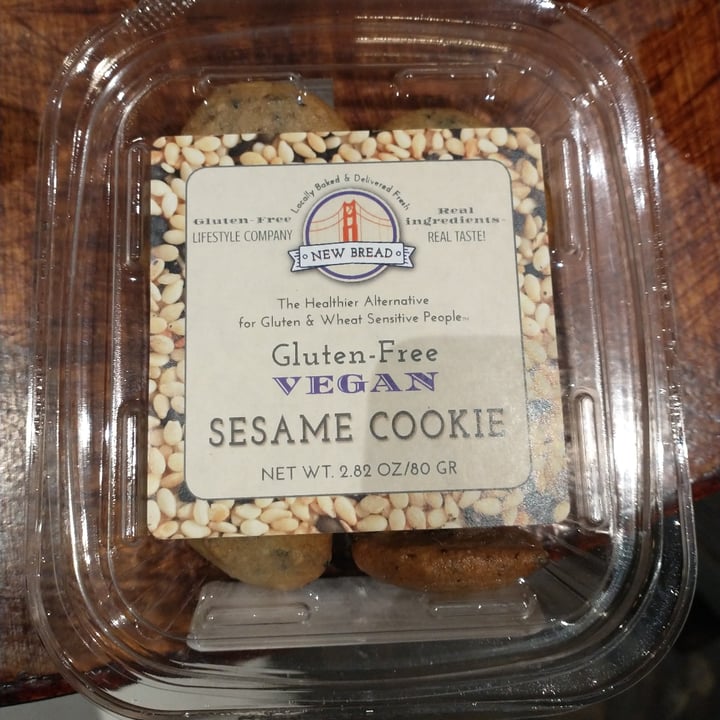 review photo of New Bread Gluten-Free Vegan Sesame Cookie shared by @universo on 22 Mar 2022 - review