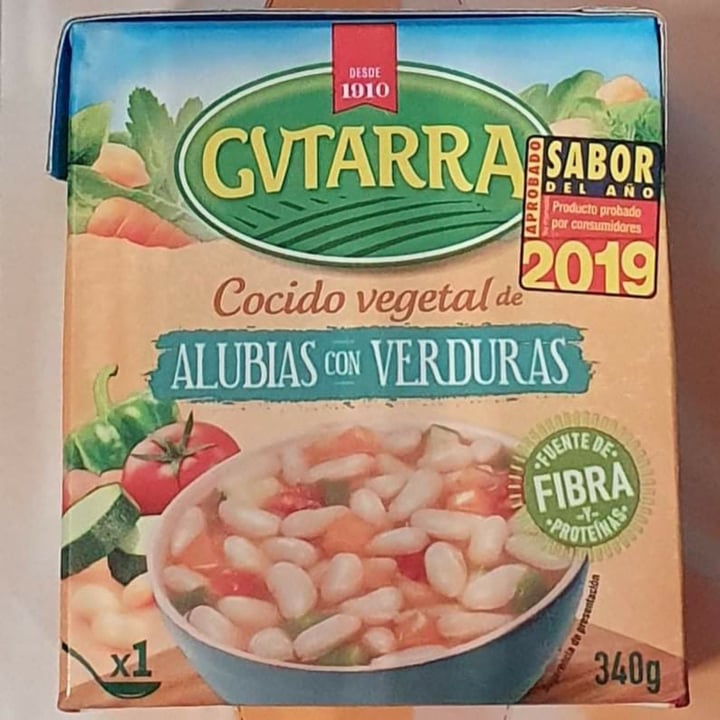photo of Gvtarra Alubias con verduras shared by @veganflor on  18 Oct 2020 - review