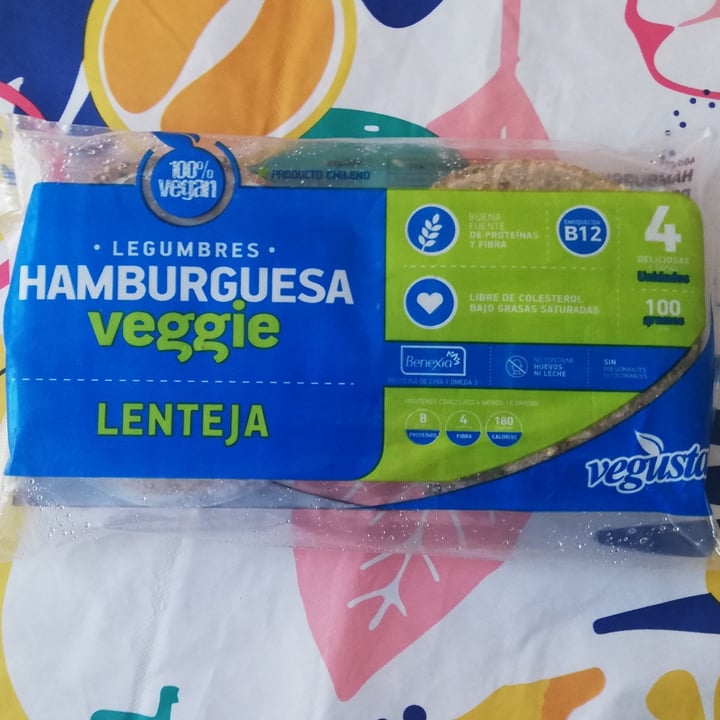review photo of Vegusta Hamburguesa Veggie Lentejas shared by @camilix on 01 Dec 2020 - review