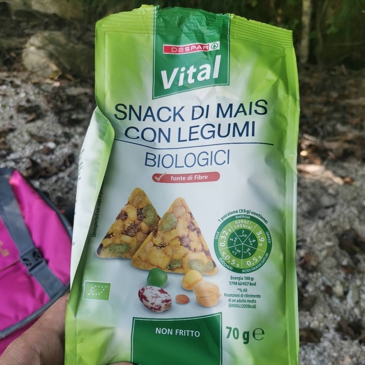 photo of Despar vital Snack di mais con legumi shared by @lucica on  02 Jul 2022 - review