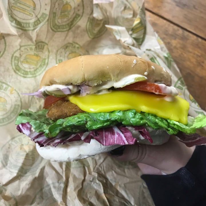 photo of VBurger Camden Seitan Schnitzel Burger shared by @mollyjane on  01 Sep 2020 - review